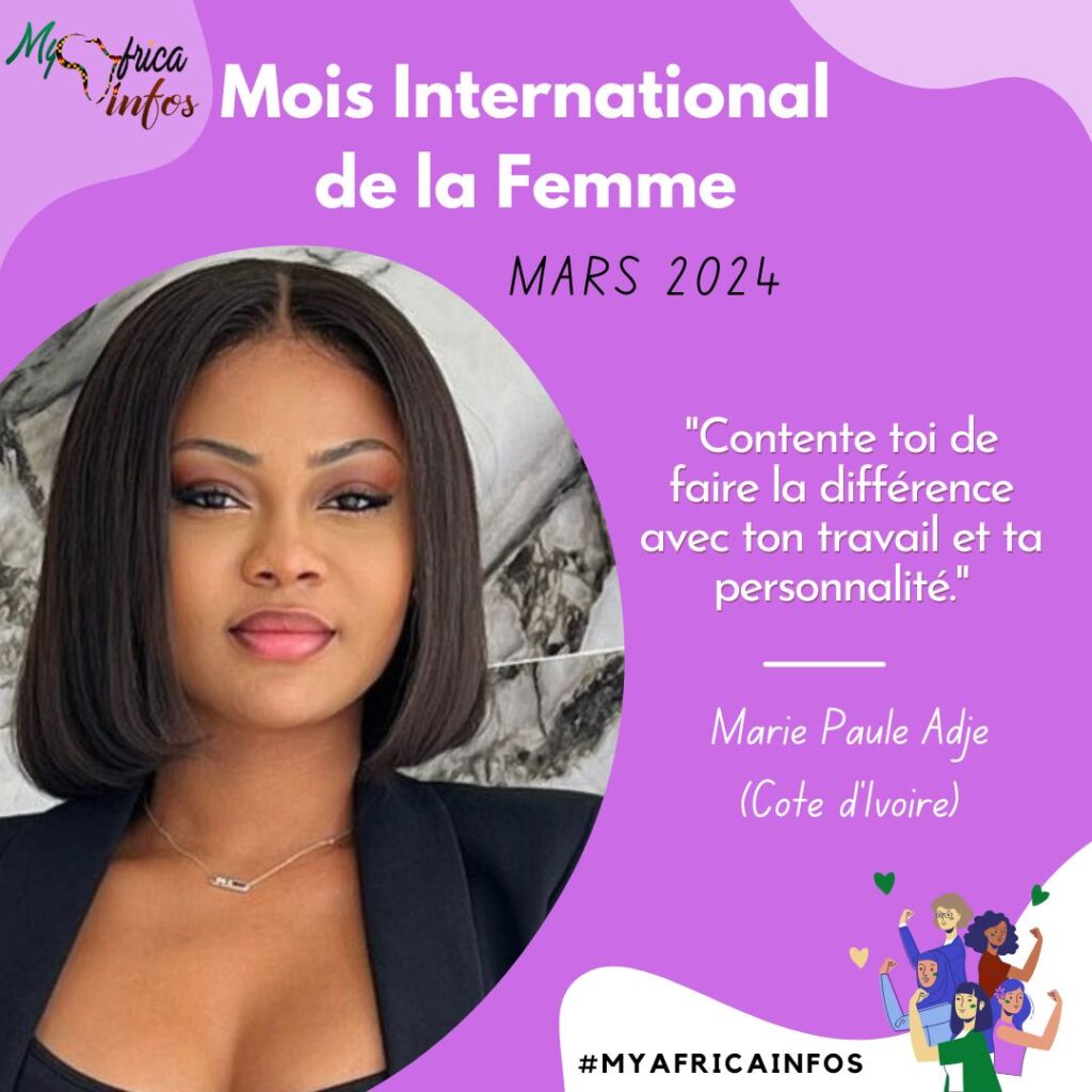 Mois International de la Femme -Marie Paule Adje - MyAfricaInfos