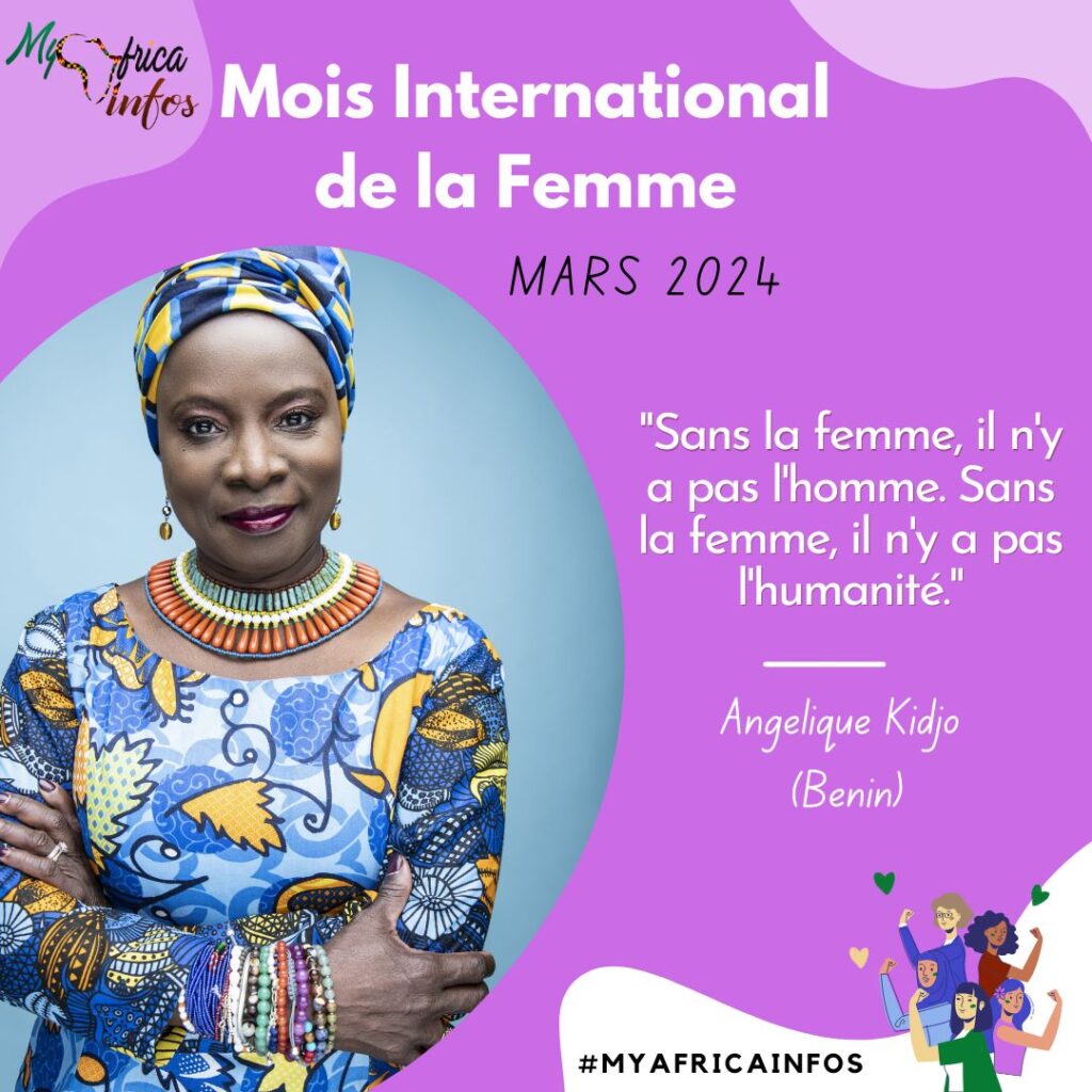 Mois International de la femme - Angelique Kidjo -MyAfricaInfos