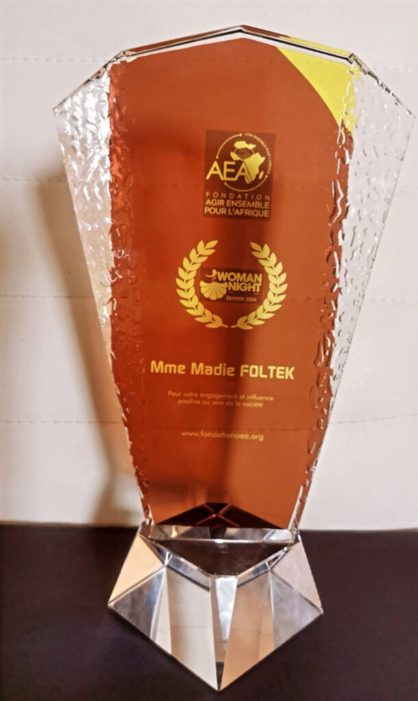 Madie Foltek - Trophée AEA - MyAfricaInfos