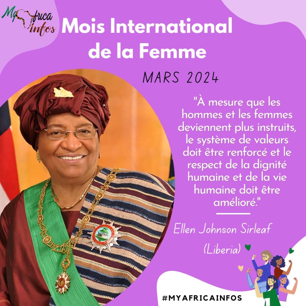 Mois International de la Femme - Elle Johnson Sirleaf - MyAfricaInfos