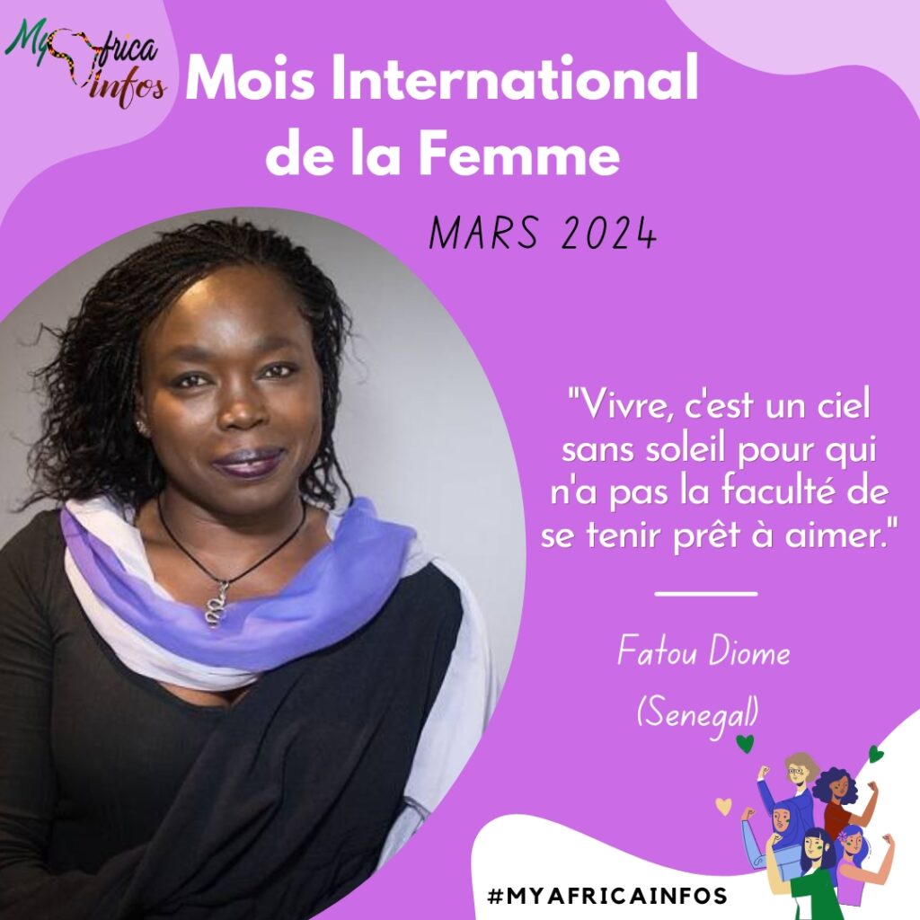 Mois International de la Femme - Fatou Diome - MyAfricaInfos
