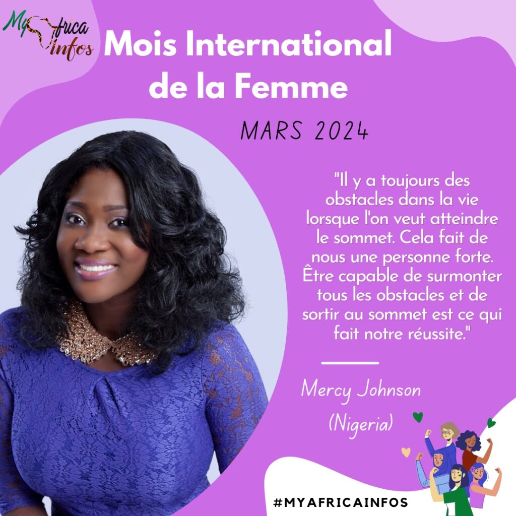 Mois International de la Femme - Mercy Johnson - MyAfricaInfos