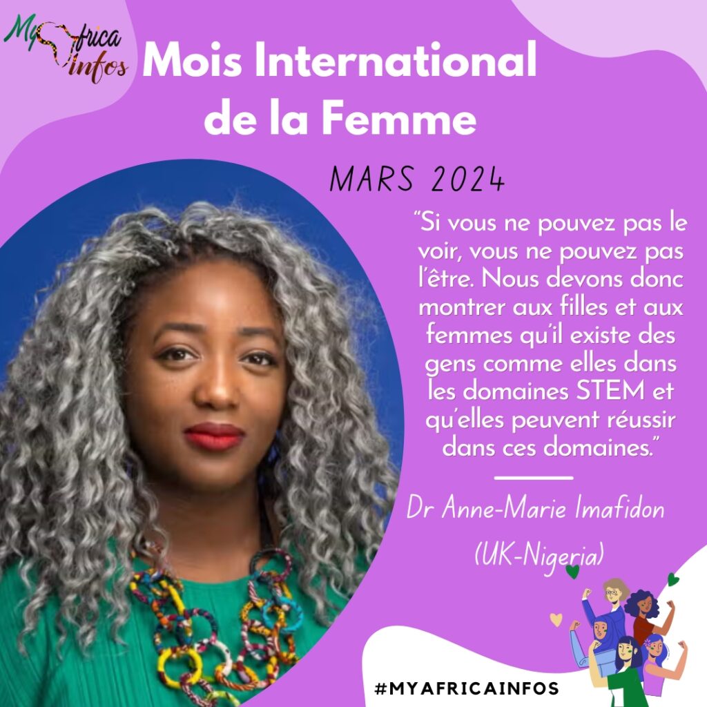 Mois International de la femme - Dr Anne-Marie Imafidon - MyAfricaInfos