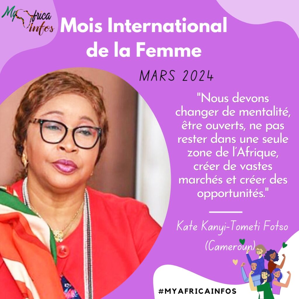 Mois International de la femme - Kate Kanyi-Tometi Fotso - MyAfricaInfos