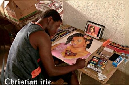 Côte d’Ivoire/ L’artiste Christian Irié : mordu du dessin, amoureux de la réalisation des portraits