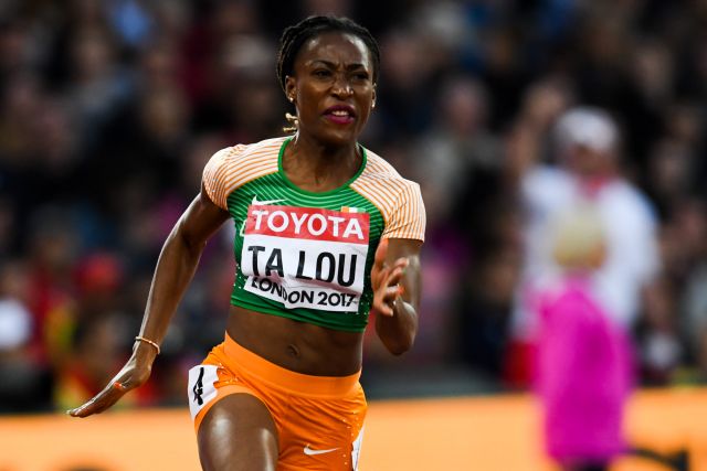 Marie-joséeTa-lou, médaillée Or pour 100 m et Bronze sur 200 m aux jeux Africains 2019