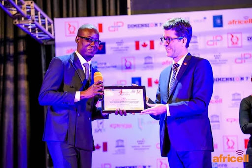 Dieudonné Kayembe primé par un concours d'innovation