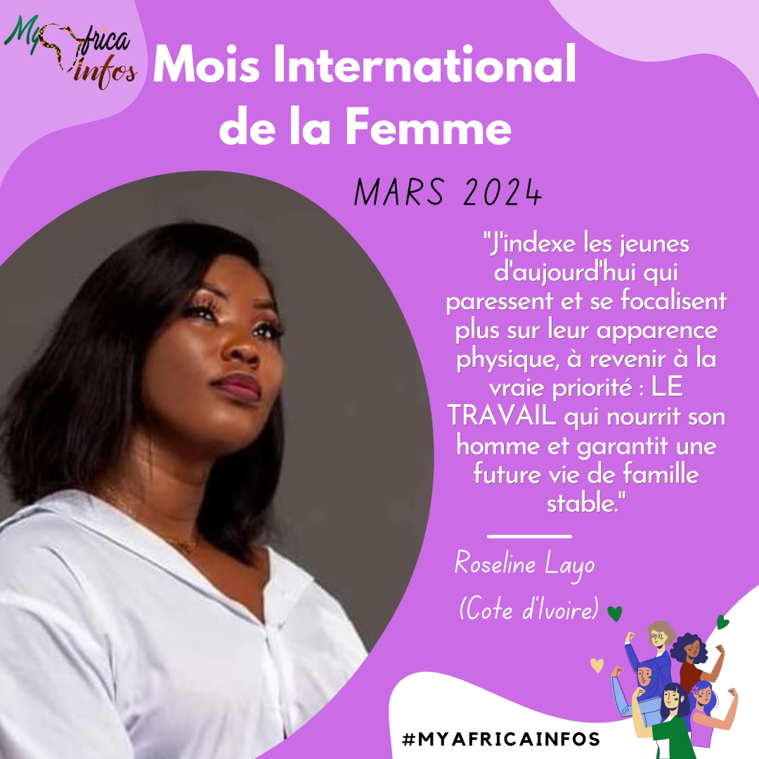 Mois International De La Femme ; Mars 2024: Roseline Layo